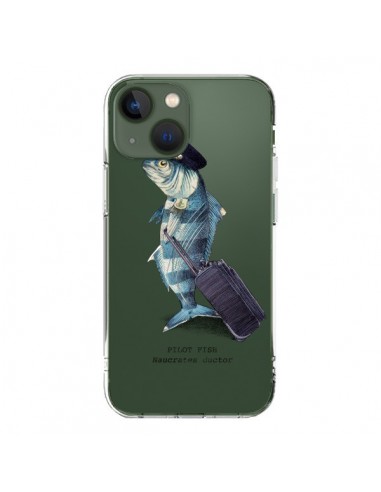 Coque iPhone 13 Pilot Fish Poisson Pilote Transparente - Eric Fan