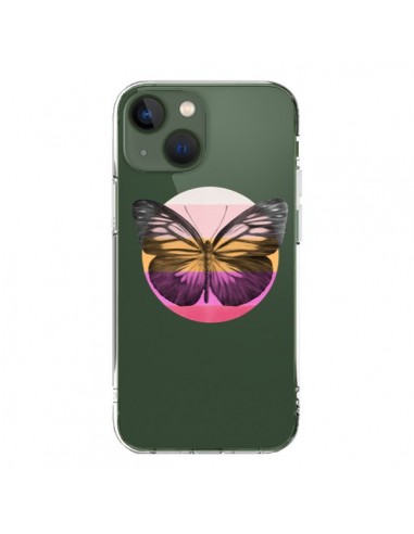Coque iPhone 13 Papillon Butterfly Transparente - Eric Fan