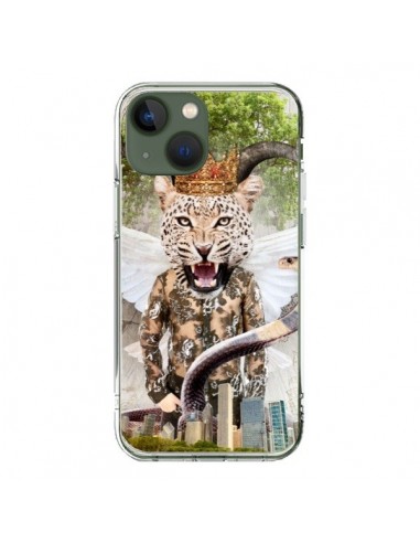Coque iPhone 13 Hear Me Roar Leopard - Eleaxart