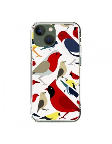 Cover iPhone 13 Uccelli - Eleaxart