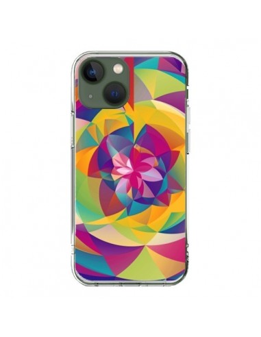Cover iPhone 13 Acid Blossom Fiori - Eleaxart