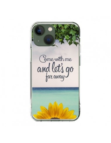 iPhone 13 Case Let's Go Far Away Sunflowers - Eleaxart
