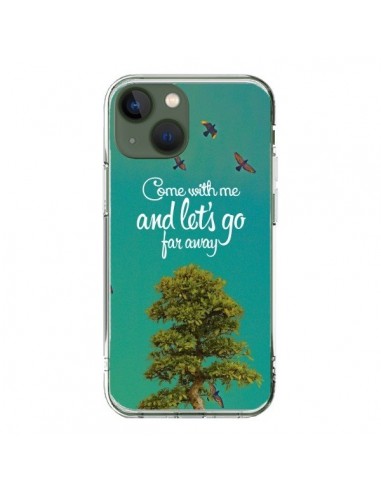 Cover iPhone 13 Let's Go Far Away Alberi - Eleaxart