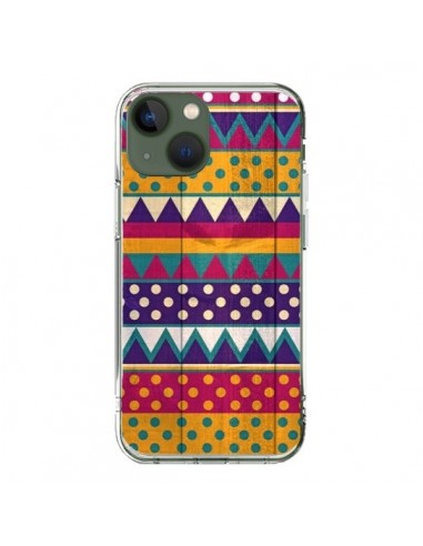 Cover iPhone 13 Messicano Triangolo Azteco  - Eleaxart