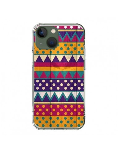 Cover iPhone 13 Messicano Triangolo Azteco  - Eleaxart