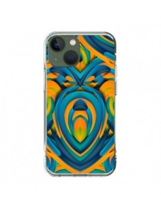 Coque iPhone 13 Cross Heart Azteque Coeur - Eleaxart