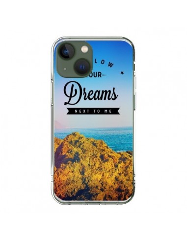 Coque iPhone 13 Follow your dreams Suis tes rêves - Eleaxart