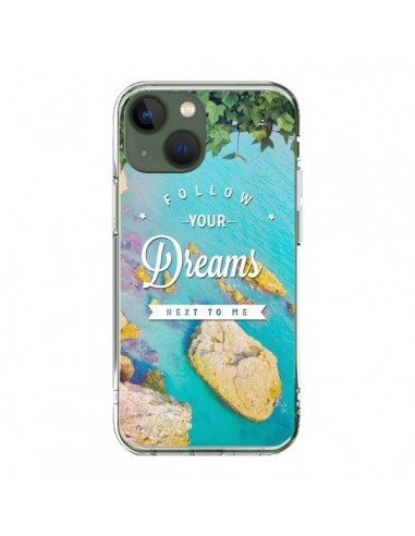 Coque iPhone 13 Follow your dreams Suis tes rêves Islands - Eleaxart