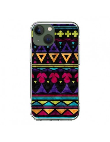 Cover iPhone 13 Triangolo Pattern Azteco - Eleaxart