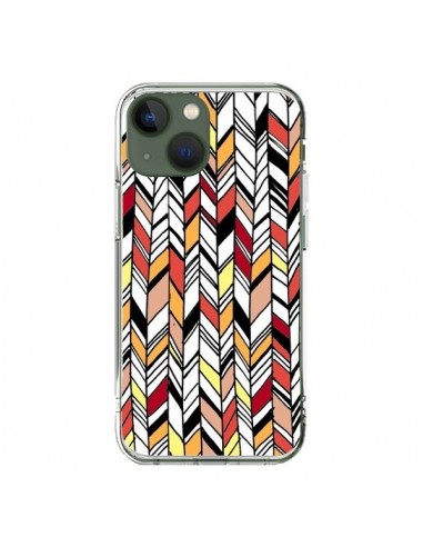 iPhone 13 Case Graphic Aztec Red Orange - Léa Clément