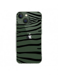 Cover iPhone 13 Zebra Nero Trasparente - Project M