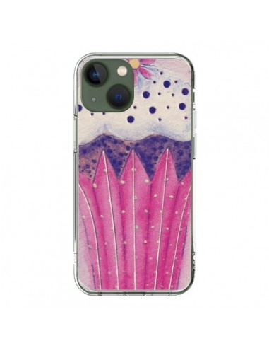 Coque iPhone 13 Cupcake Rose - Irene Sneddon