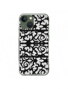 Cover iPhone 13 Astratto Bianco e Nero - Irene Sneddon