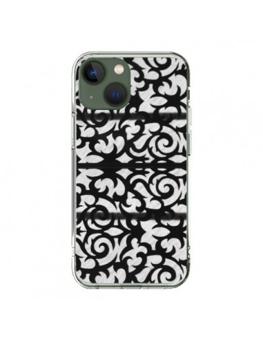 iPhone 13 Case Abstract Black and White - Irene Sneddon