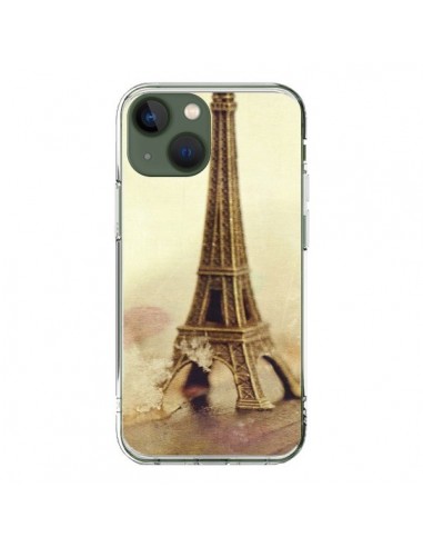 Coque iPhone 13 Tour Eiffel Vintage - Irene Sneddon