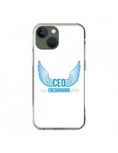 Coque iPhone 13 CEO Chief Encouraging Officer Bleu - Shop...