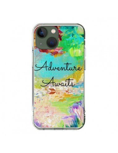 Coque iPhone 13 Adventure Awaits Fleurs - Ebi Emporium