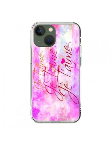 Coque iPhone 13 Je t'aime I Love You - Ebi Emporium