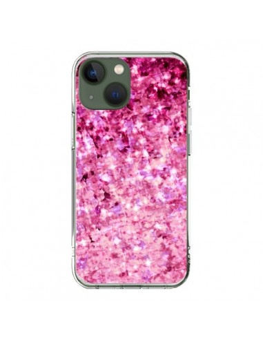 Coque iPhone 13 Romance Me Paillettes Roses - Ebi Emporium