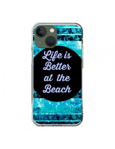 Coque iPhone 13 Life is Better at The Beach - Ebi Emporium