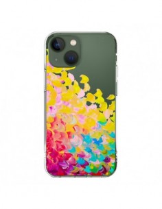 Cover iPhone 13 Creation in Colore Giallo Trasparente -...
