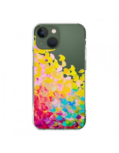 Coque iPhone 13 Creation in Color Jaune Yellow Transparente - Ebi Emporium