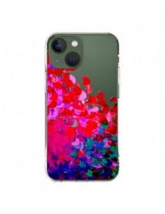 Cover iPhone 13 Creation in Colore Rosa Trasparente - Ebi...