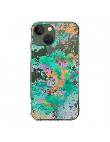 Coque iPhone 13 Mermaid Sirene Fleur Flower Transparente - Ebi Emporium