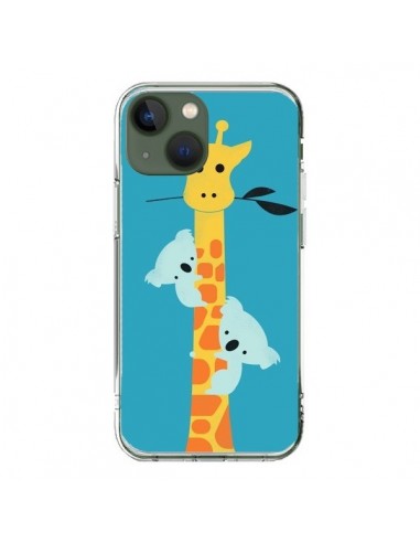 Coque iPhone 13 Koala Girafe Arbre - Jay Fleck