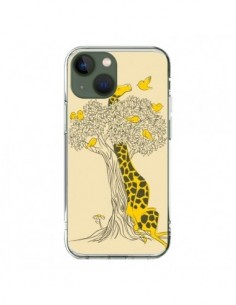 Cover iPhone 13 Giraffa Amici Uccello - Jay Fleck