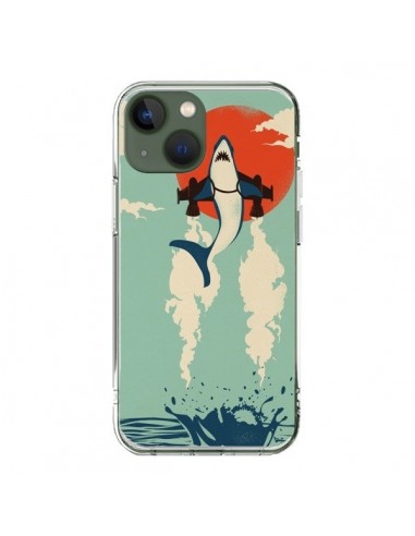 Coque iPhone 13 Requin Avion Volant - Jay Fleck