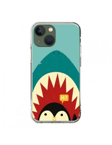Coque iPhone 13 Pingouin Requin - Jay Fleck