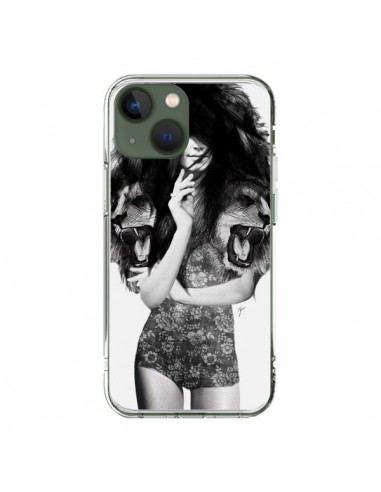 Coque iPhone 13 Femme Lion - Jenny Liz Rome