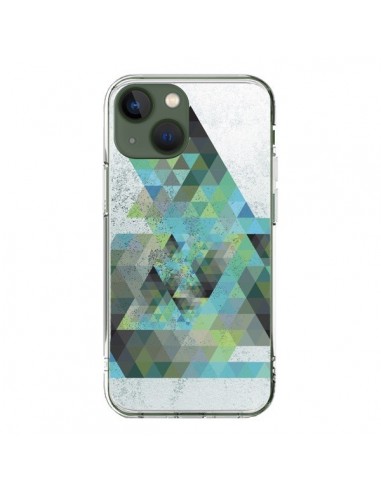 Coque iPhone 13 Azteque Gheo Vert - Javier Martinez