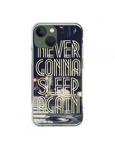 Coque iPhone 13 Never Gonna Sleep New York City - Javier Martinez