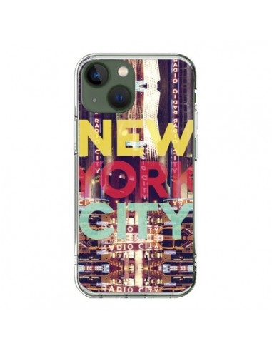 Coque iPhone 13 New York City Buildings - Javier Martinez
