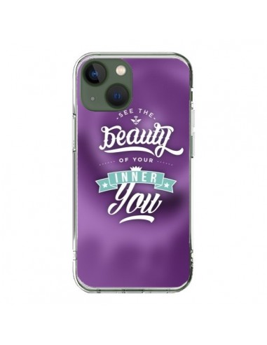 Coque iPhone 13 Beauty Violet - Javier Martinez