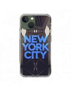 Coque iPhone 13 New York City Bleu - Javier Martinez