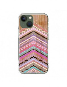 iPhone 13 Case Purple Forest Wood Aztec Tribal - Jenny...