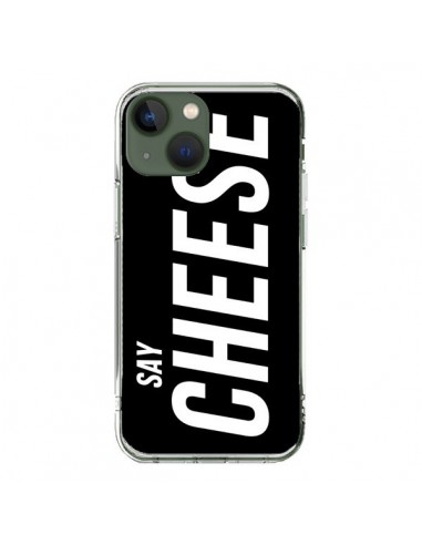 Coque iPhone 13 Say Cheese Smile Noir - Jonathan Perez