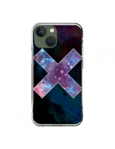 Coque iPhone 13 Nebula Cross Croix Galaxie - Jonathan Perez