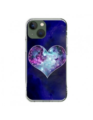 Coque iPhone 13 Nebula Heart Coeur Galaxie - Jonathan Perez