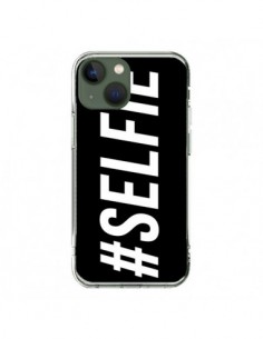 Coque iPhone 13 Hashtag Selfie Noir Horizontal - Jonathan...