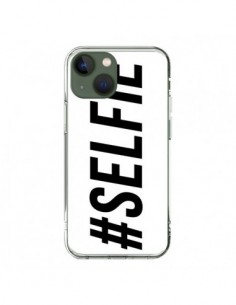 Cover iPhone 13 Hashtag Selfie Bianco Orizzontale -...