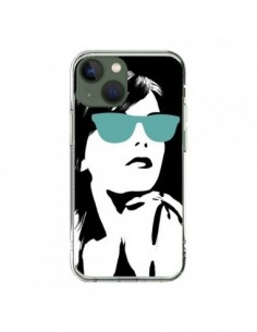 iPhone 13 Case Fille Lunettes Blues - Jonathan Perez