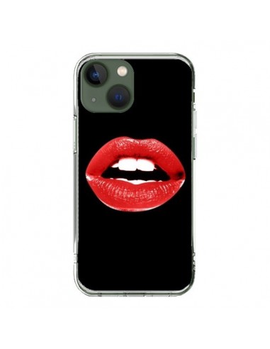 Coque iPhone 13 Lèvres Rouges - Jonathan Perez