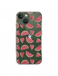 Coque iPhone 13 Pasteques Watermelon Fruit Transparente -...