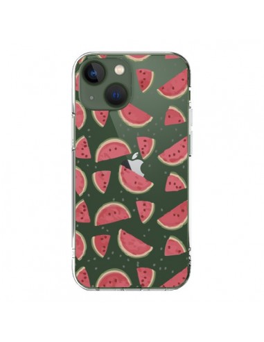 Coque iPhone 13 Pasteques Watermelon Fruit Transparente - Dricia Do