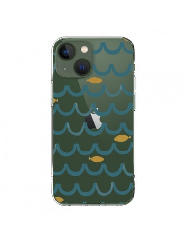 Cover iPhone 13 Pesce Acqua Trasparente - Dricia Do