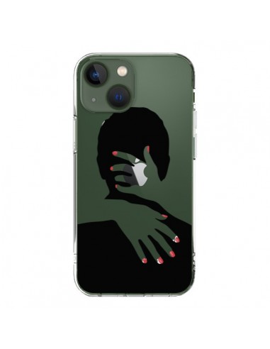 Coque iPhone 13 Calin Hug Mignon Amour Love Cute Transparente - Dricia Do